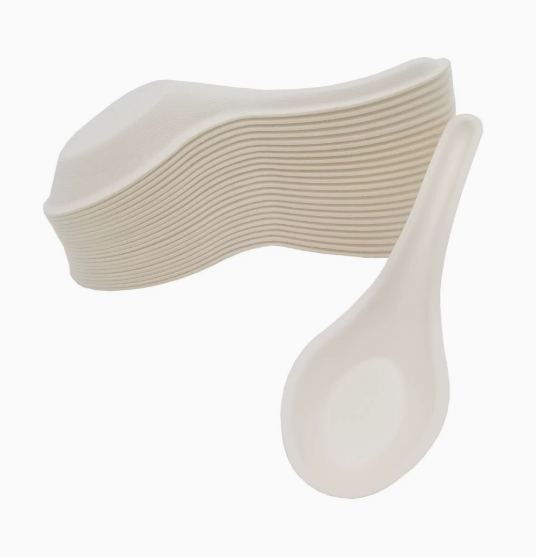 13.5cm disposable sugarcane residue  spoon