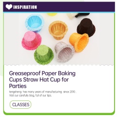 Muti color coated paper cupcake cups