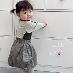 AENEKEKE Longsleeve Crop Top for Children  Crop Top for Little Fashionistas Spring and Summer Top for Girls