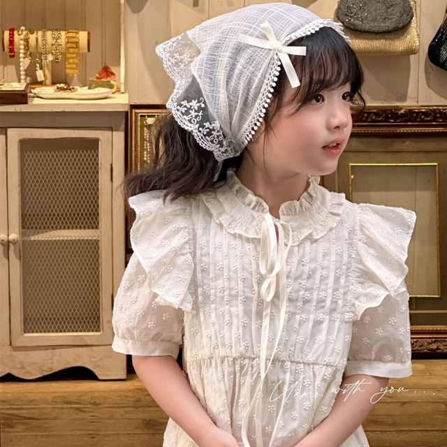 UEMO Charming Ruffled Dress Softness and Elegance for Little Princesses Dress Children Dress