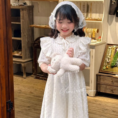 UEMO Charming Ruffled Dress Softness and Elegance for Little Princesses Dress Children Dress