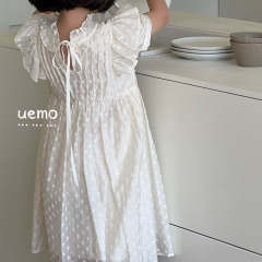 UEMO Charming Ruffled Dress Softness and Elegance for Little Princesses Dress Children Dress