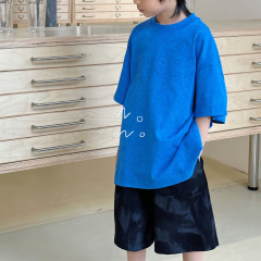NONOKIDS Black Tie Dye Cotton Shorts Branded Black Camo Print Kids' Shorts for Active Boys Trendy and Tactical Children Pants