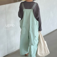 UEMO Light Green Cargo Overalls Comfort and Fashion Children Cargo Overalls Kids Pants