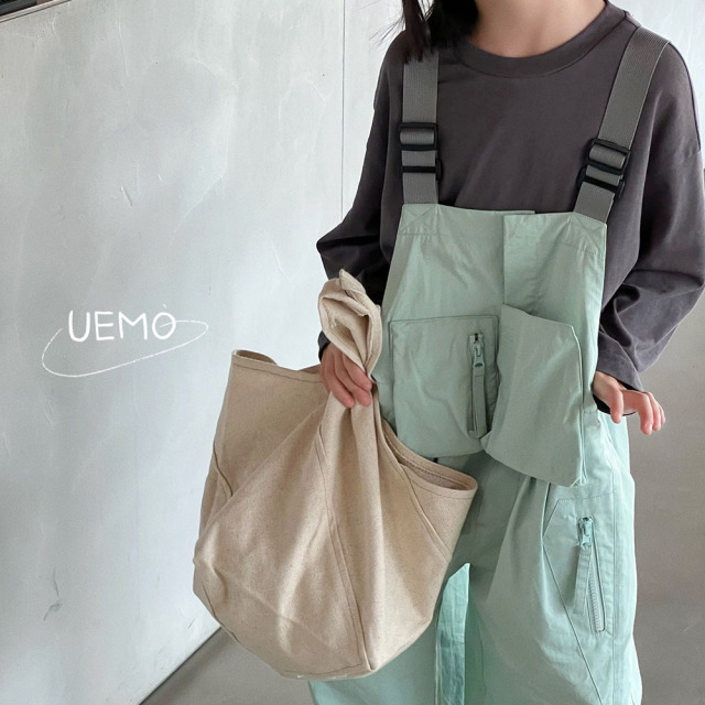 UEMO Light Green Cargo Overalls Comfort and Fashion Children Cargo Overalls Kids Pants