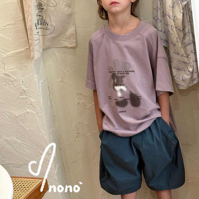 NONOKIDS Chic Kids' Shorts Summer Casual Shorts for Boys and Girls Comfortable Cotton Pants