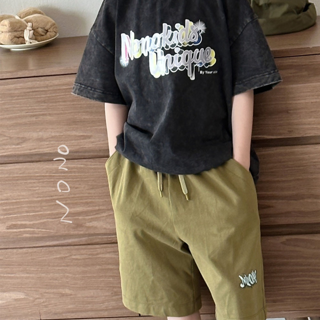 NONOKIDS Sports Kids Shorts Comfortable Casual Kids' Clothing Cotton Summer Kid Shorts Casual Shorts