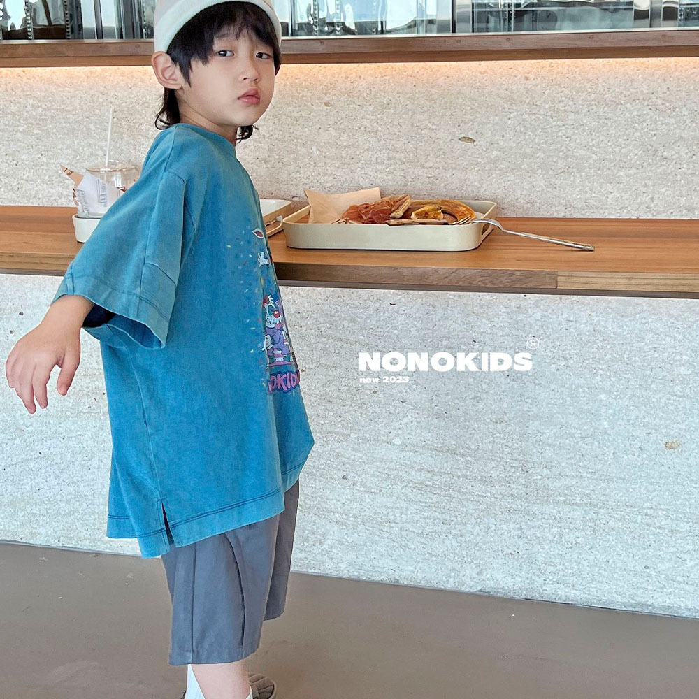 NONOKIDS   Versatile Children's Shorts Kids Pants Unisex Casual Loose Casual Short for Boys and Girls Outdoor Pants for Kids