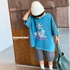 NONOKIDS   Versatile Children's Shorts Kids Pants Unisex Casual Loose Casual Short for Boys and Girls Outdoor Pants for Kids