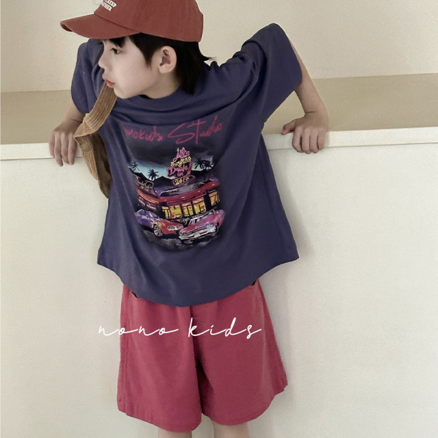 NONOKIDS Embroidery Denim Kids Shorts Stylish Kids' Shorts Spring and Summer Children Clothing  Casual Kids Pants