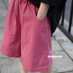 NONOKIDS Embroidery Denim Kids Shorts Stylish Kids' Shorts Spring and Summer Children Clothing  Casual Kids Pants