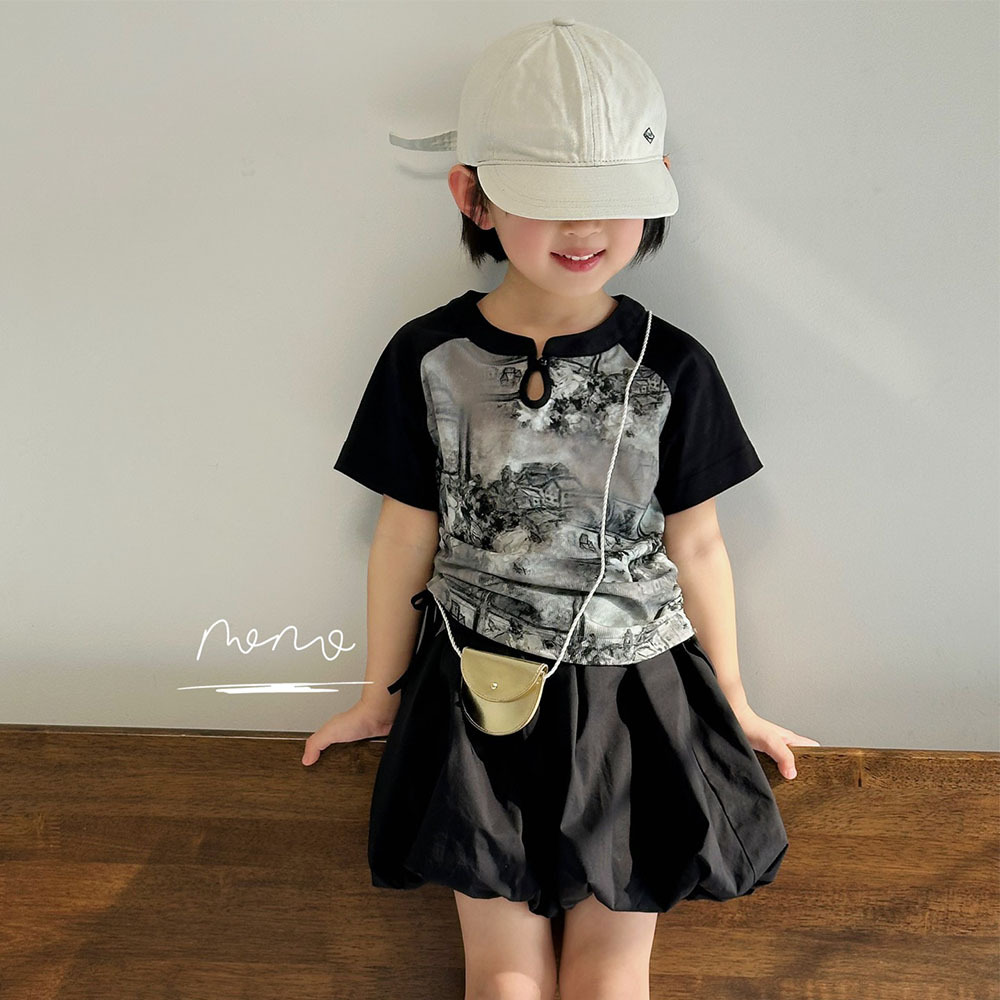 NONOKIDS Shorts for Children Elastic Waist Short Pants Summer Baby Girls Cotton All-Match Breathable Pants Kids Girl Bottom Clothing