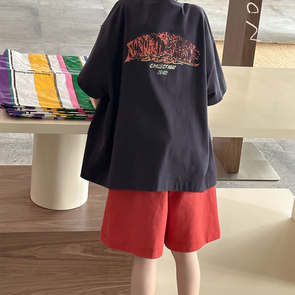 NONOKIDS Children Sweatpans Custom Manufacturer High Quality Loose Joggers Kids Beach Short Pants