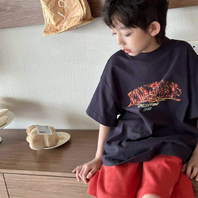 NONOKIDS Children Sweatpans Custom Manufacturer High Quality Loose Joggers Kids Beach Short Pants