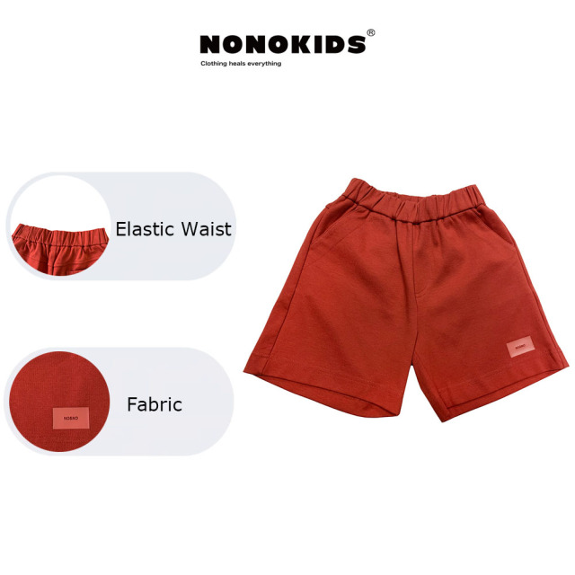 NONOKIDS Children Sweatpans Custom Manufacturer High Quality Loose Joggers Kids Beach Short Pants