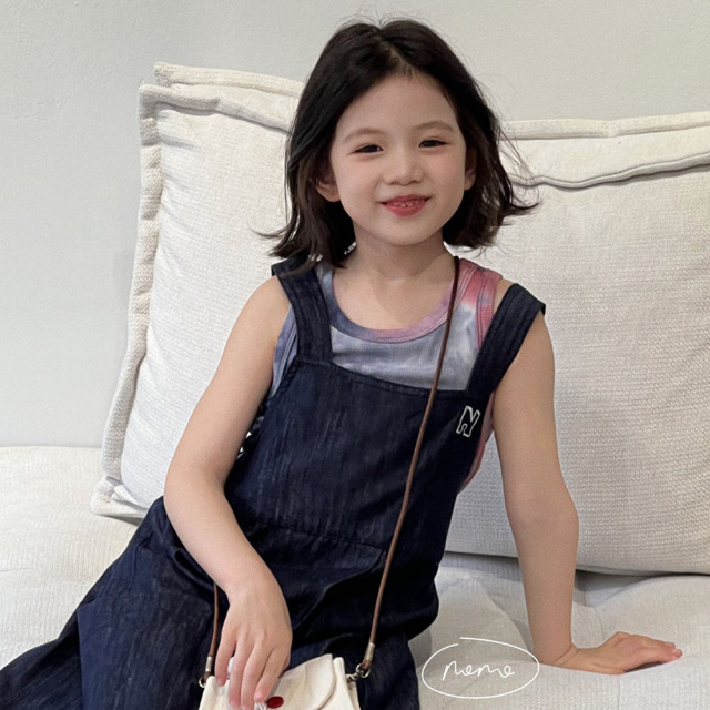 NONOKIDS  Tie Dye Tank Top for Children Wholesale Children Tops Blank Croptop kids Sleeveless Plain Crop Tank Tops