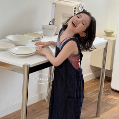 NONOKIDS  Tie Dye Tank Top for Children Wholesale Children Tops Blank Croptop kids Sleeveless Plain Crop Tank Tops