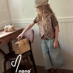 NONOKIDS  Children Jeans Wide-Leg Jeans Denim Trousers Denim Pants