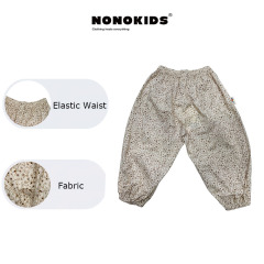 UEMO Children's Floral Trousers Print Loose Fit Pants  Fashion Spring Kids' Trousers
