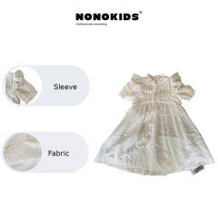UEMO Charming Ruffled Dress Softness and Elegance for Little Princesses Dress Children Dress