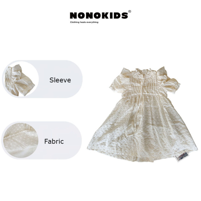 UEMO Charming Ruffled Dress Softness and Elegance for Little Princesses Dress Children Dress