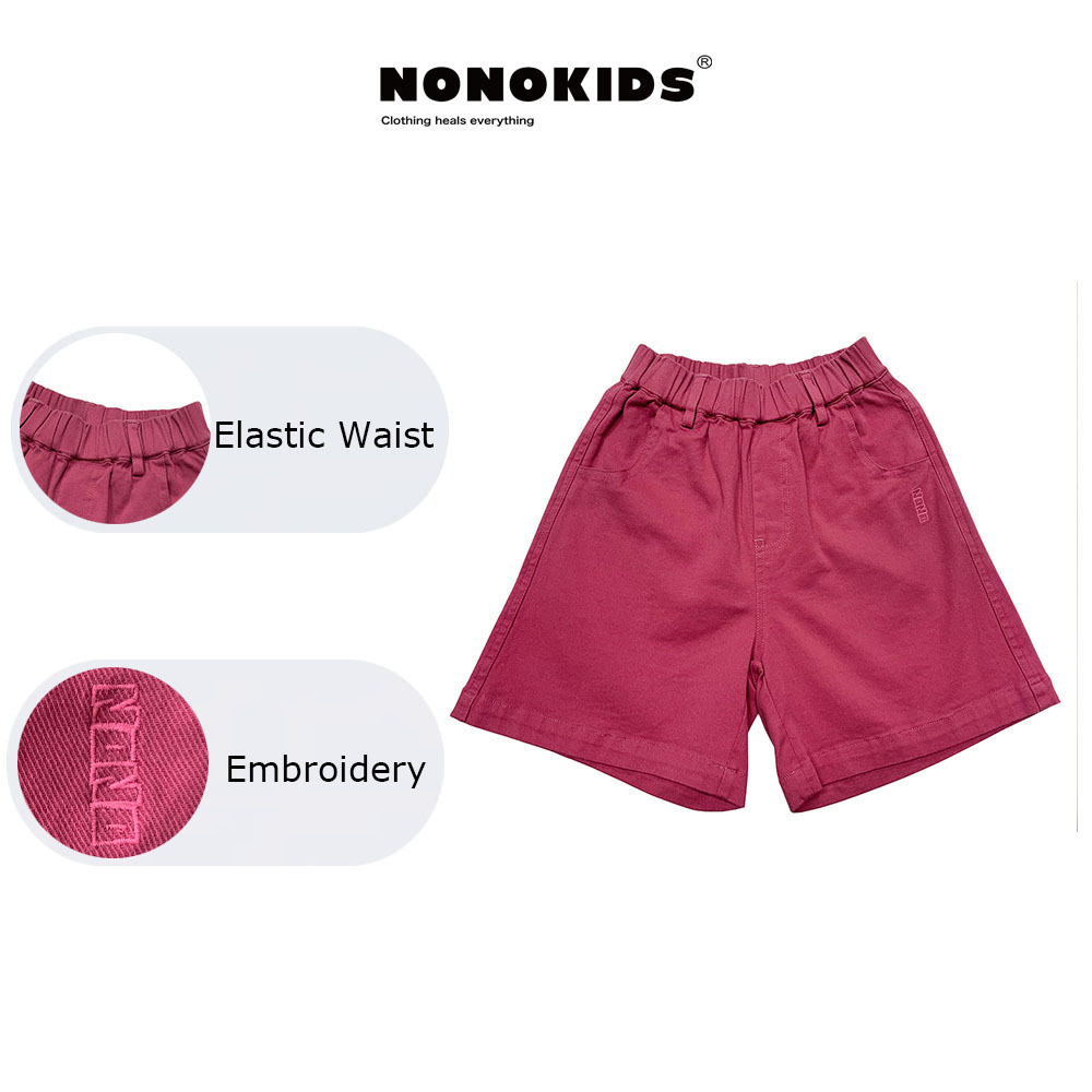 NONOKIDS Embroidery Denim Kids Shorts Stylish Kids' Shorts Spring and Summer Children Clothing  Casual Kids Pants