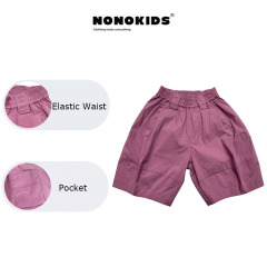 NONOKIDS Chic Kids' Shorts Summer Casual Shorts for Boys and Girls Comfortable Cotton Pants