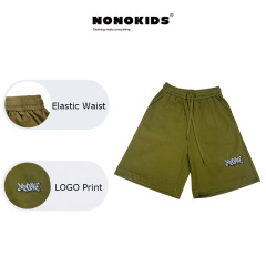 NONOKIDS Sports Kids Shorts Comfortable Casual Kids' Clothing Cotton Summer Kid Shorts Casual Shorts