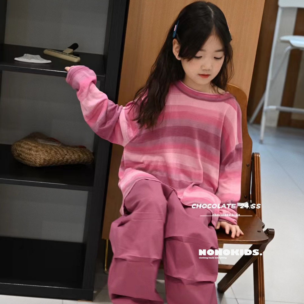NONOKIDS Kids Long Sleeved Knitted Top Knitted Sweater for Girls In Stock Children Custom Logo Sweater
