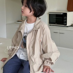 UEMO Children Windproof Jacket Windcheater Kids' Utility Style Jacket
