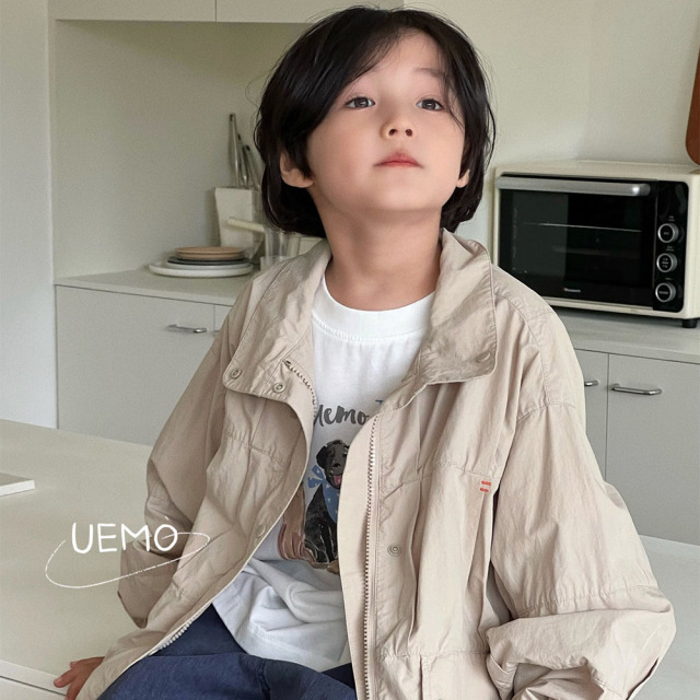 UEMO Children Windproof Jacket Windcheater Kids' Utility Style Jacket