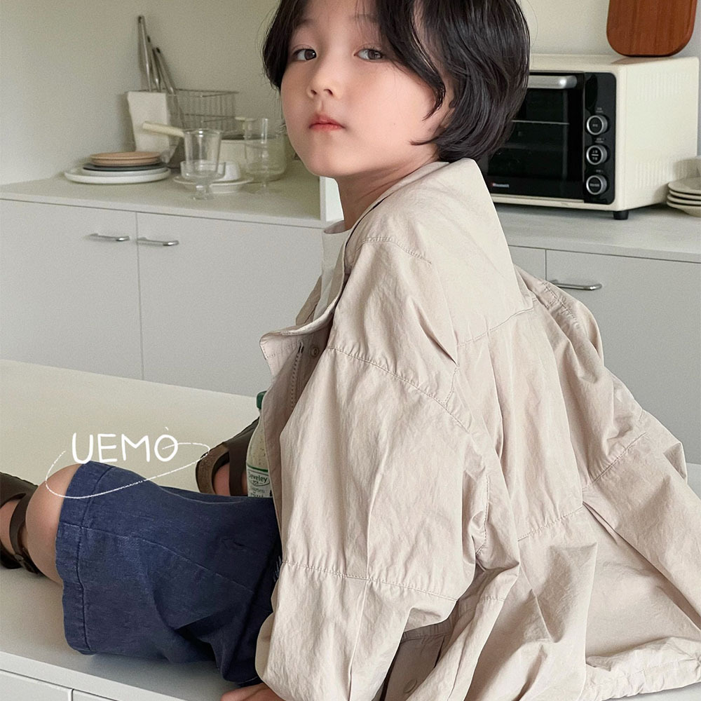 UEMO Children Windproof Jacket Windcheater Kids' Utility Style Jacket