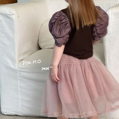 AENEKEKE Children Toddler Top Comfort and Trendy Puff Sleeve Top All in Stock