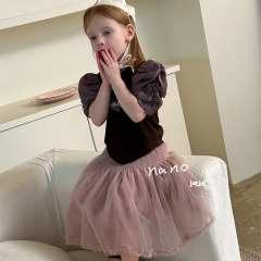AENEKEKE Children Toddler Top Comfort and Trendy Puff Sleeve Top All in Stock