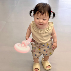 AENEKEKE Toddler Shorts Bear Print Shorts  Comfort and Playful Design Elastic Waist Shorts for Kids