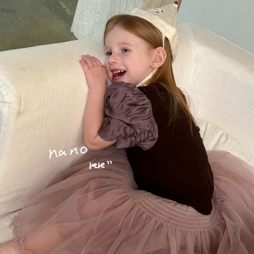AENEKEKE Children Toddler Top Comfort and Trendy Puff Sleeve Top All in Stock