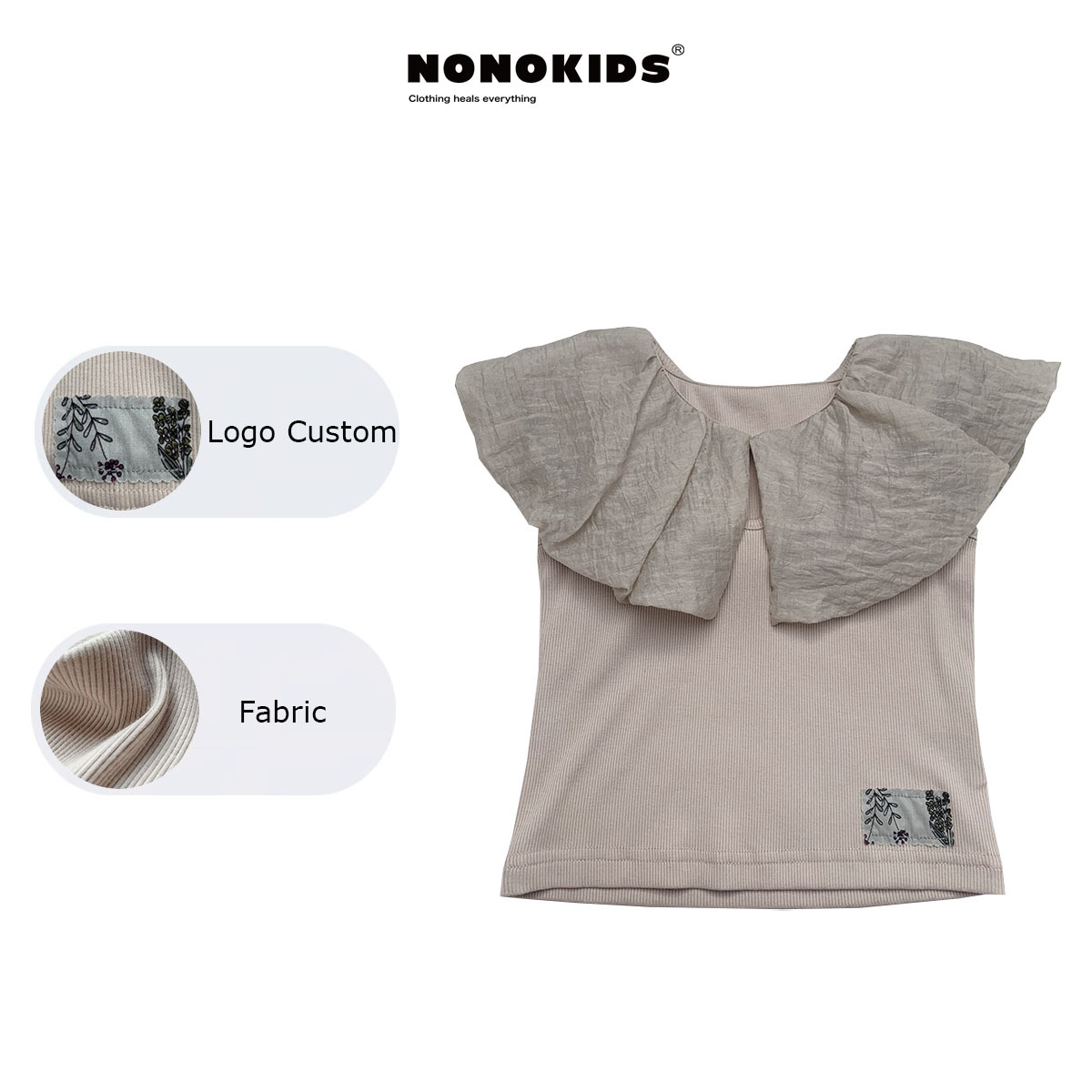 AENEKEKE Kids Knitted Ruffled Hot Sale Summer Tank Top for Baby Girl