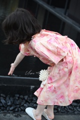 UEMO Floral Puff - Sleeve Dress
