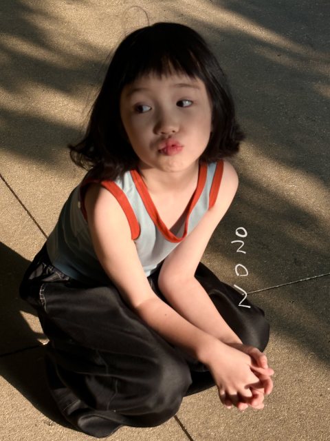 NONOKIDS Black Denim Wide-Leg Pants for Toddlers
