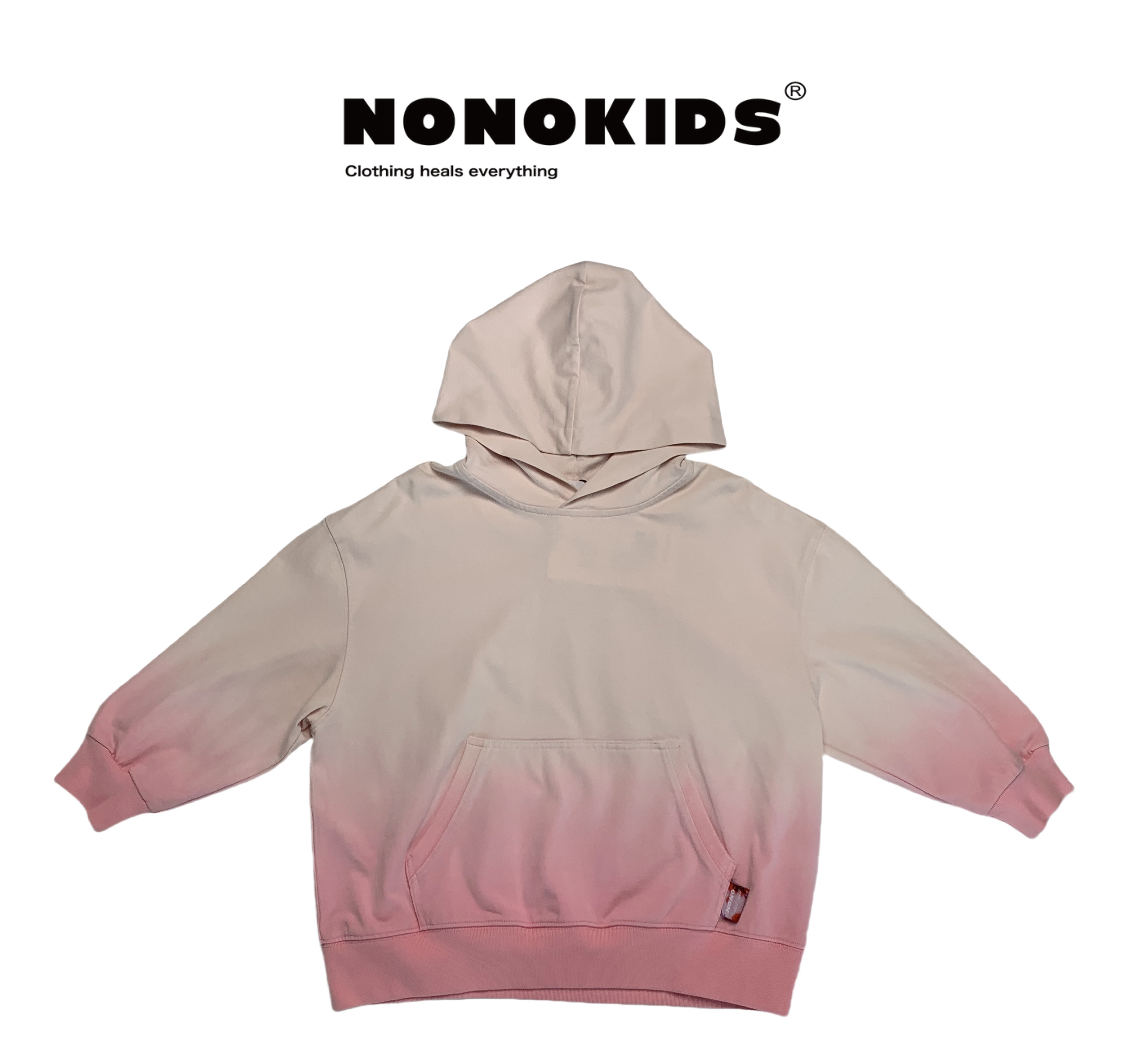 NONOKIDS Pink Ombre Hoodie