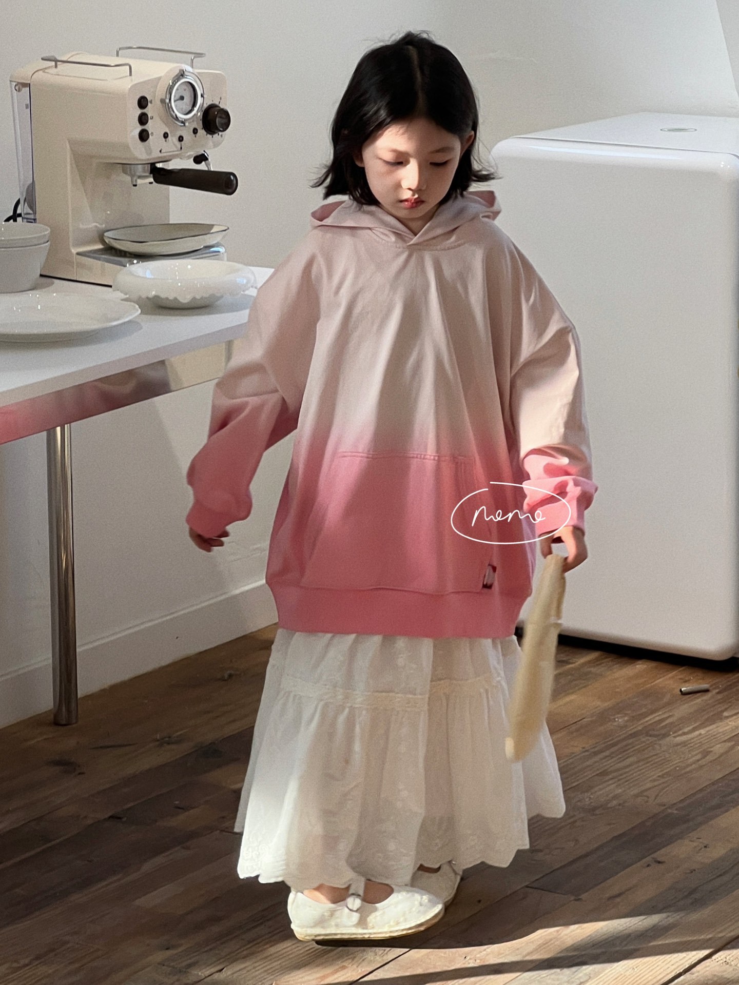NONOKIDS Pink Ombre Hoodie