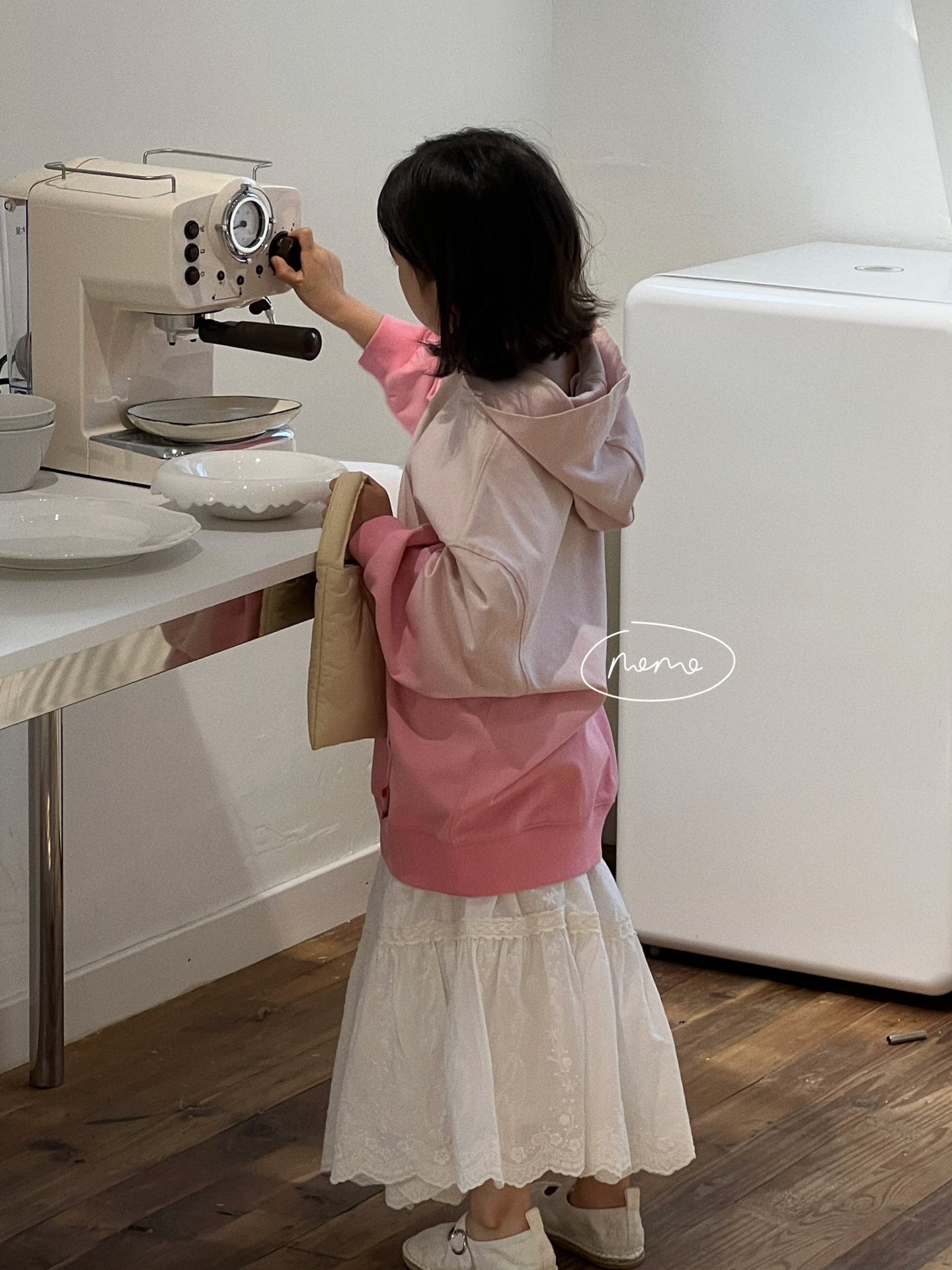 NONOKIDS Pink Ombre Hoodie