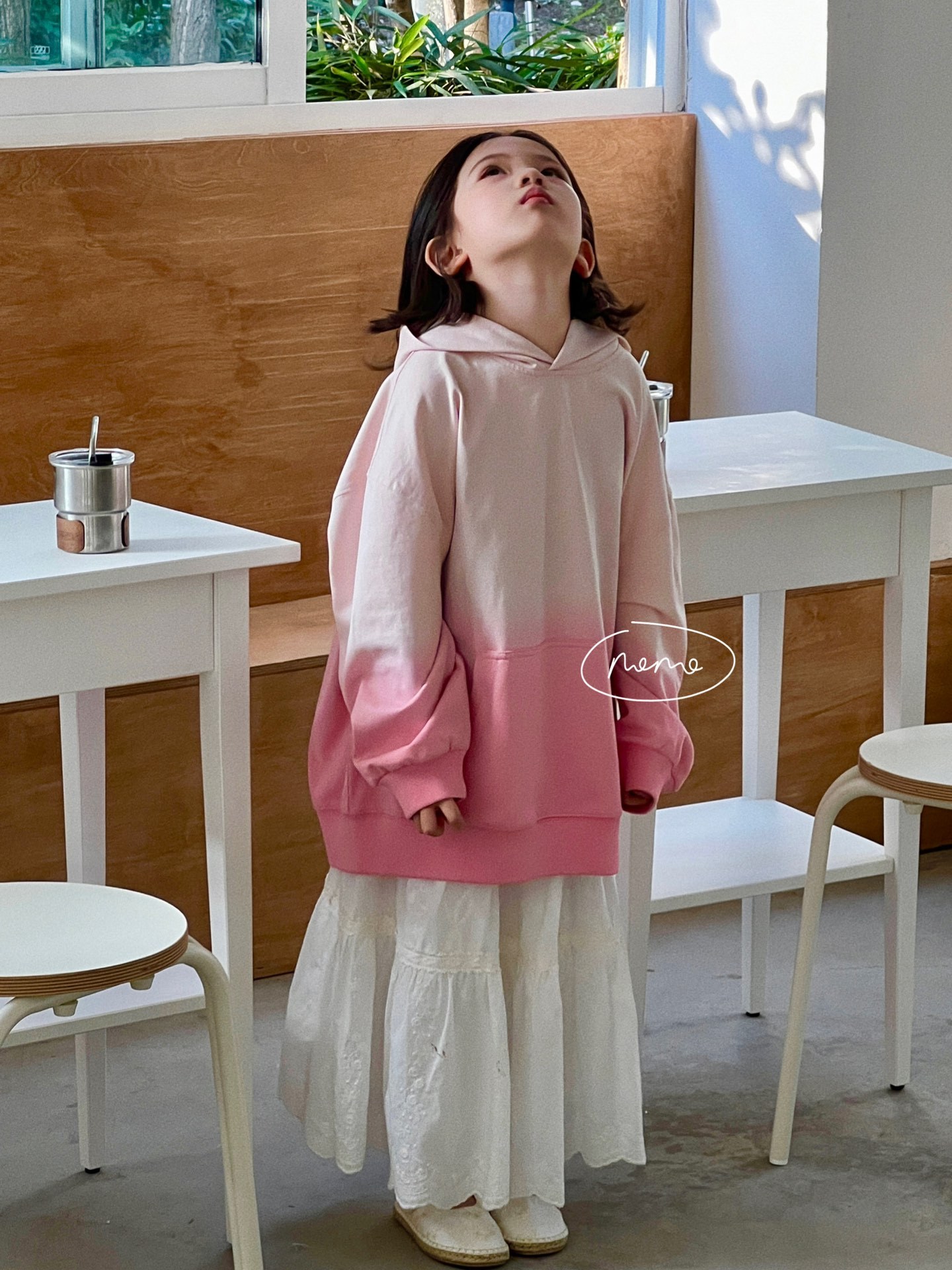 NONOKIDS Pink Ombre Hoodie