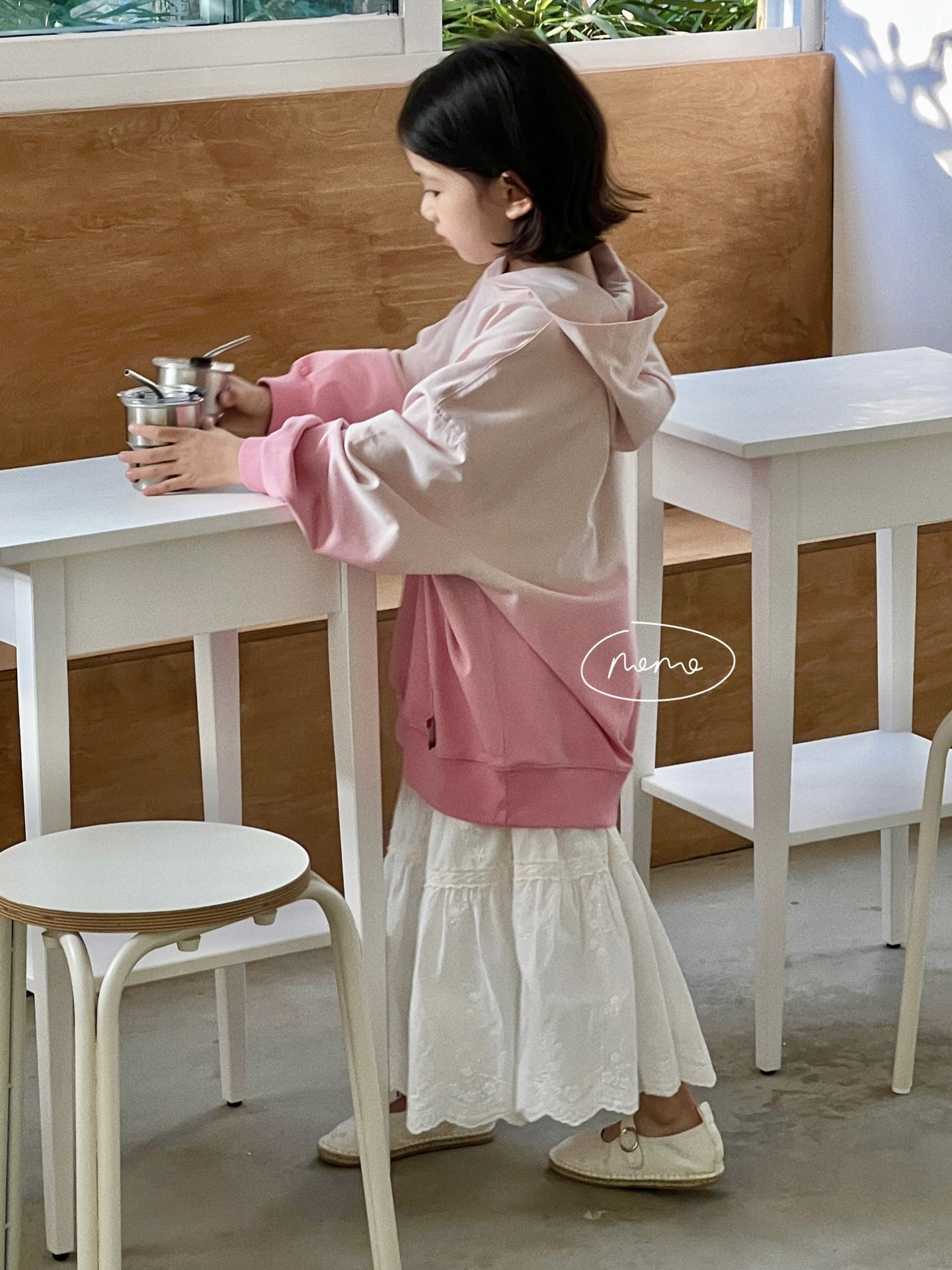 NONOKIDS Pink Ombre Hoodie