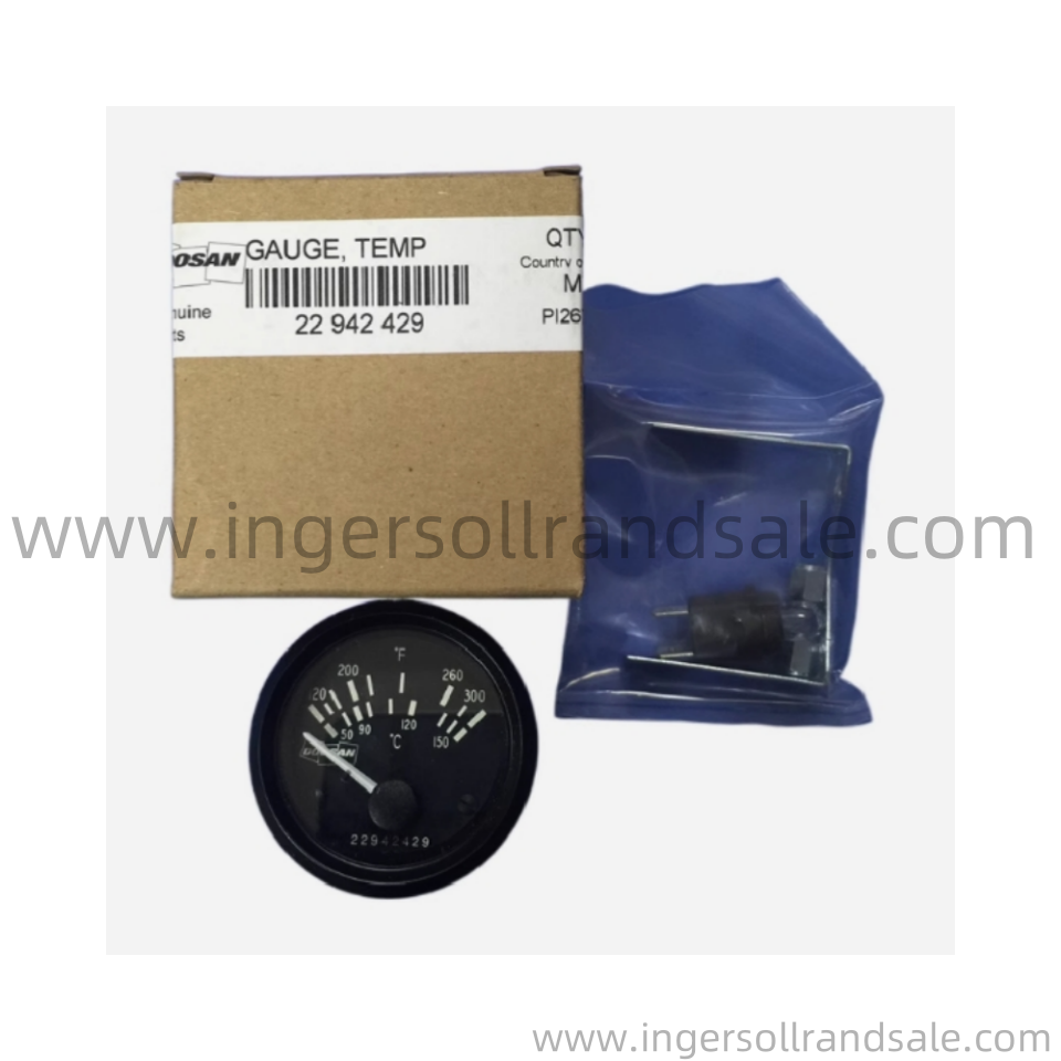 22942429 Ingersoll Rand Doosan Mobile Air Compressor Original Genuine Parts Pressure Gauge Temperature 300F 12V