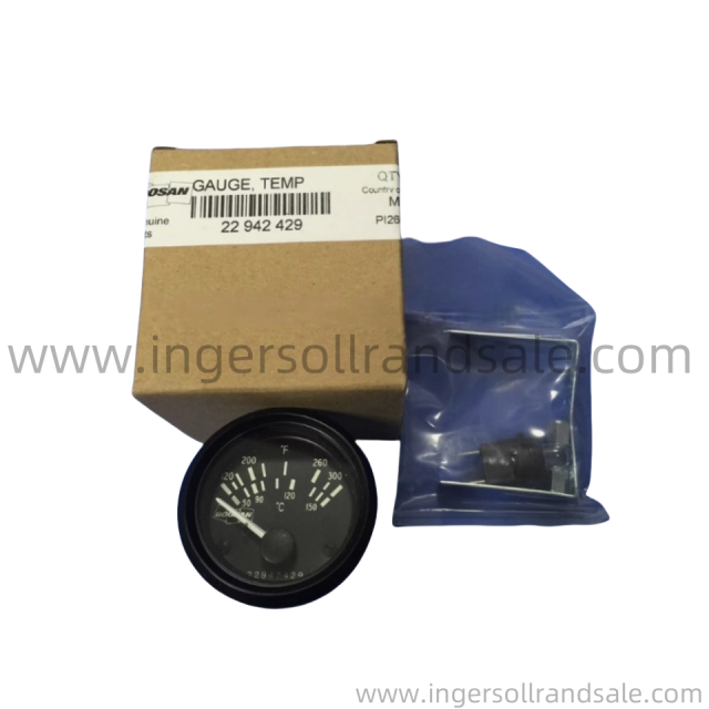 22942429 Ingersoll Rand Doosan Mobile Air Compressor Original Genuine Parts Pressure Gauge Temperature 300F 12V