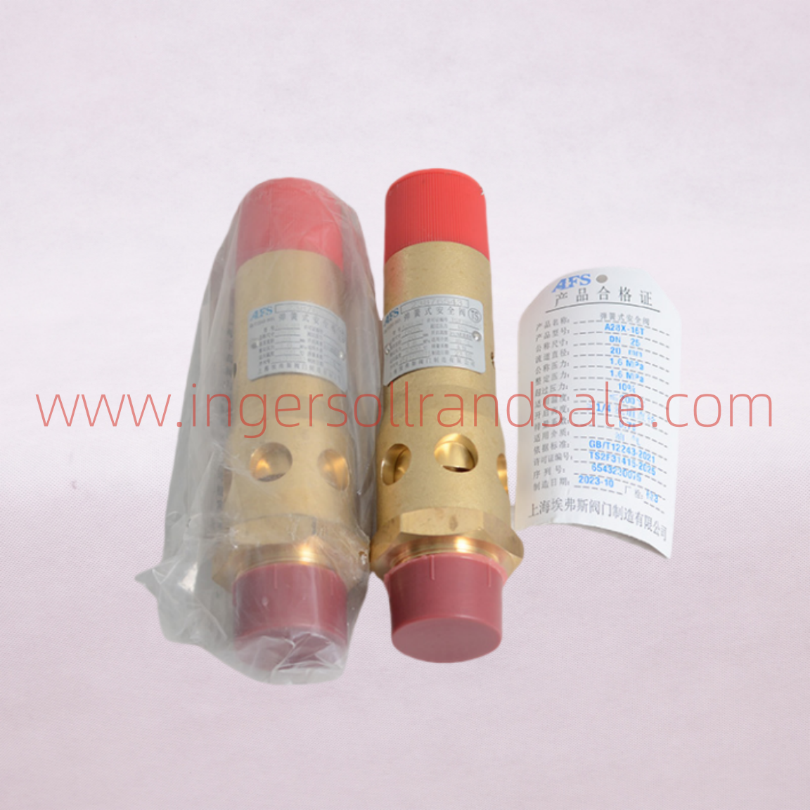 23876543 Ingersoll Rand Screw Air Compressor Genuine Parts Safety Valve A28X-16T DN25 1.6MPa