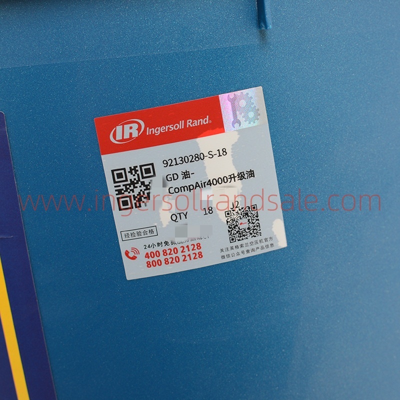 92130280-S-18 Ingersoll Rand Screw Air Compressor Genuine Parts CompAir Oil