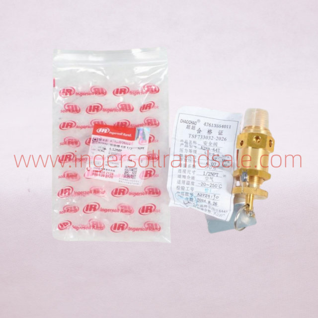31385511=47613554011 Ingersoll Rand Genuine Air Compressor Parts Safety Valve GB 1/4 “NPT 5.52MP
