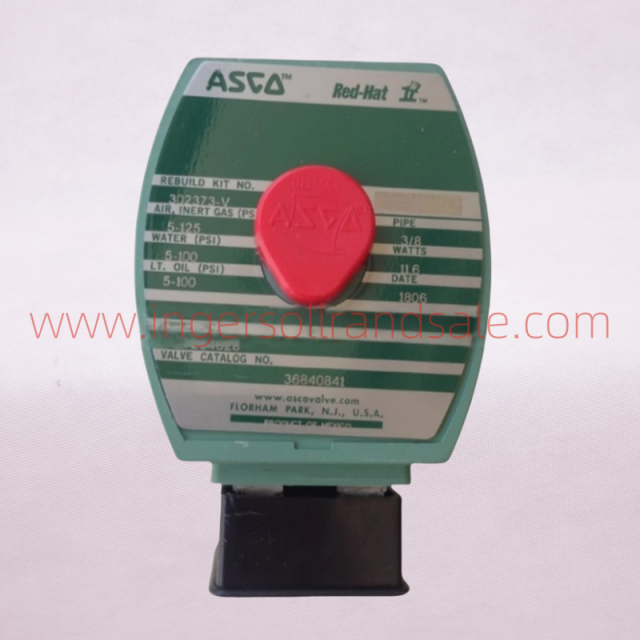 36840841 Ingersoll Rand DOOSAN Mobile Air Compressor Genuine Parts Solenoid Valve 24VDC 3/8NPT